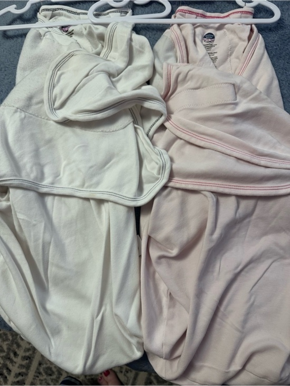 Nested Bean Zen Swaddle Classic Bundle Pink & White 0-6M Sleep Swaddles